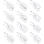 Super Z Outlet 5.5" Mini Acrylic Plastic Kitchen Scoops For Weddings, Candy Dessert Buffet, Ice Cream, Protein Powders, Coffee, Tea (Clear)