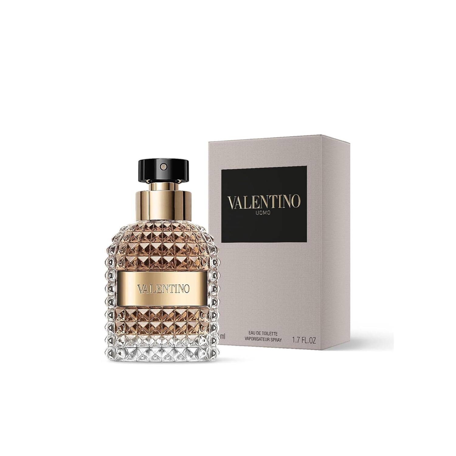 Valentino Uomo Eau De Toilette Spray for Men, 1.7 Ounce