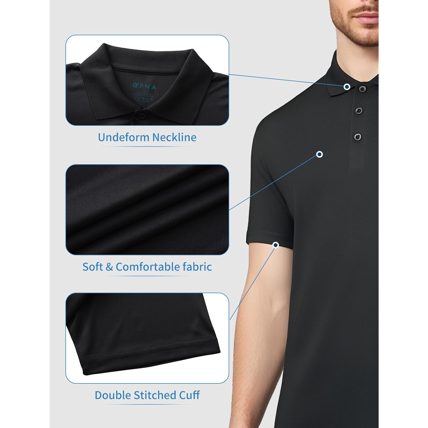 Golf Shirts For Men Regular And Big And Tall Size Golf Polos Dry Fit Mens Polo Shirts Short Sleeve