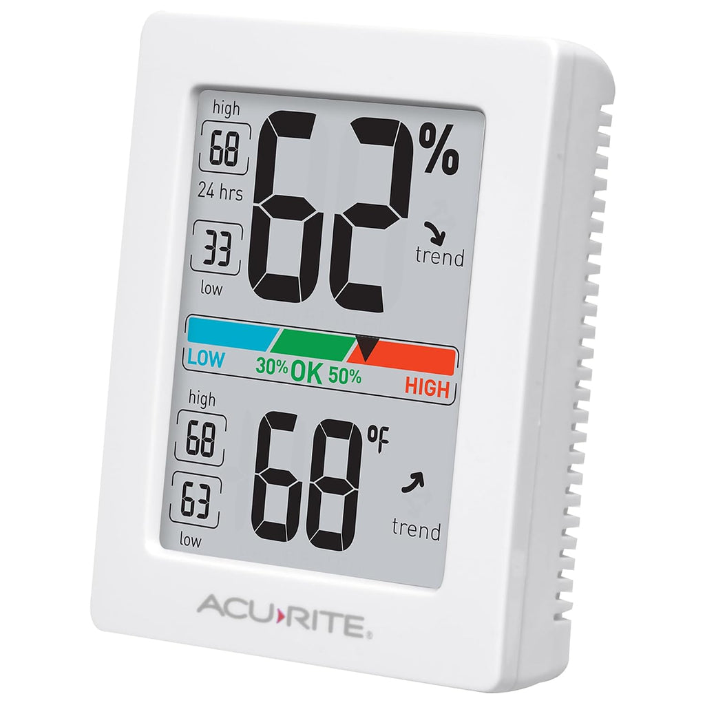 Acurite Humidity Meter Hygrometer And Indoor Thermometer, Hygrometer