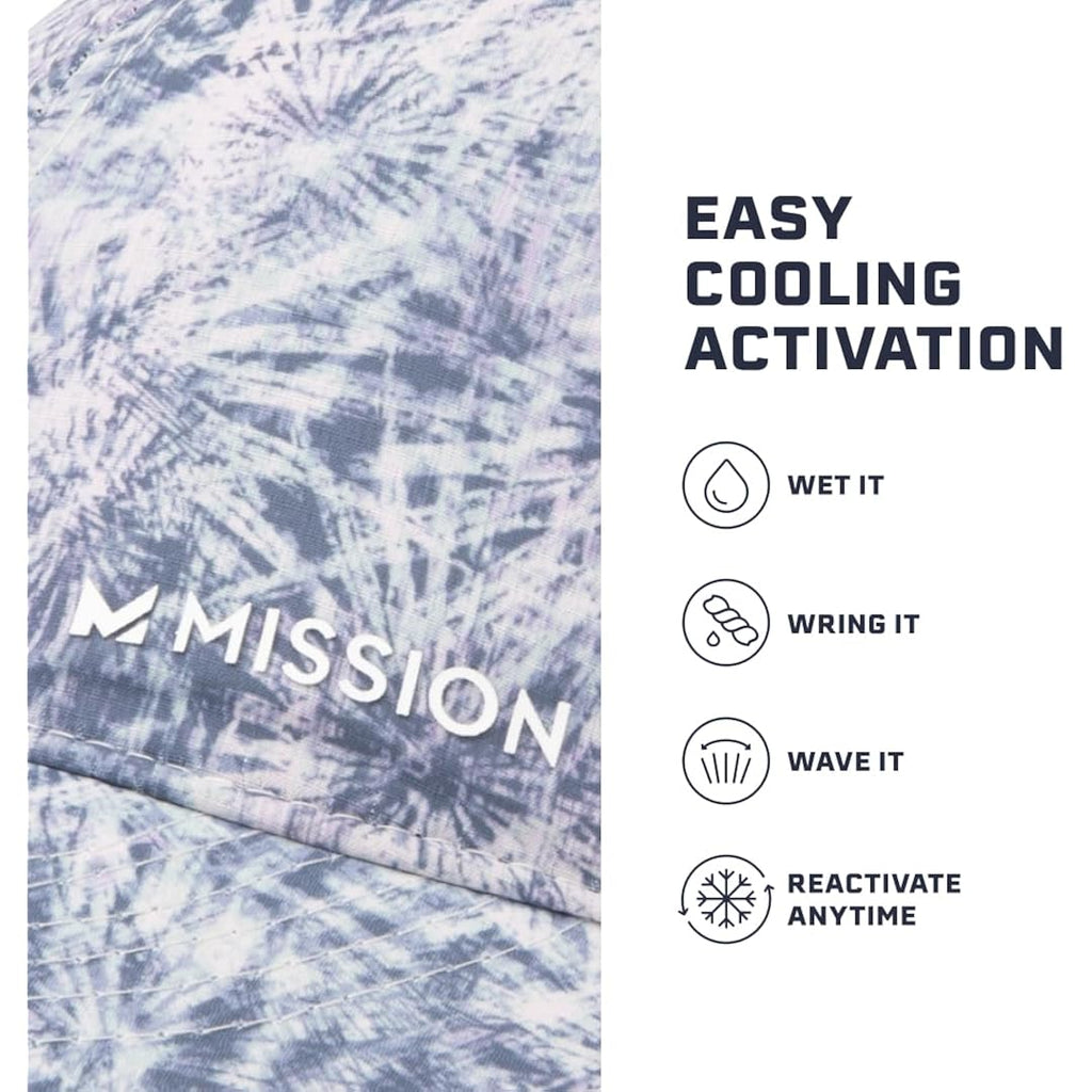 MISSION Cooling UPF Performance Hat - Unisex One Size Cap for Workouts, Golf & Running - Sweat & Water Activated Technology