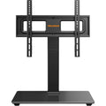 Perlegear Universal Swivel TV Stand Base for 32–70 inch TVs, Height Adjustable Table Top TV Stand Mount with Tilt, Tempered Glass Base, Holds up to 88 lbs