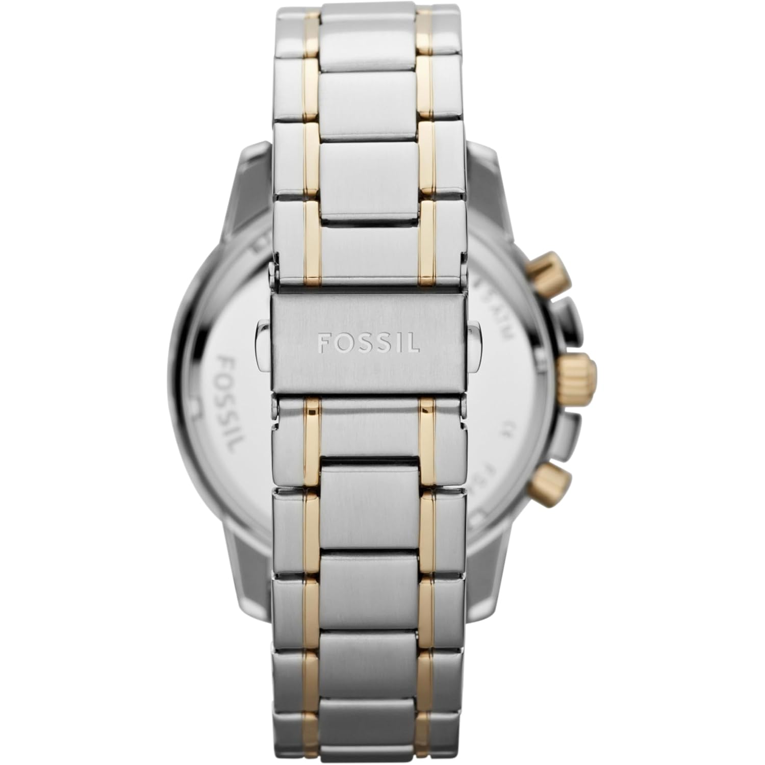 Fossil Men'S Watch, Dean Quartz Stainless Steel Chronograph Watch For Men