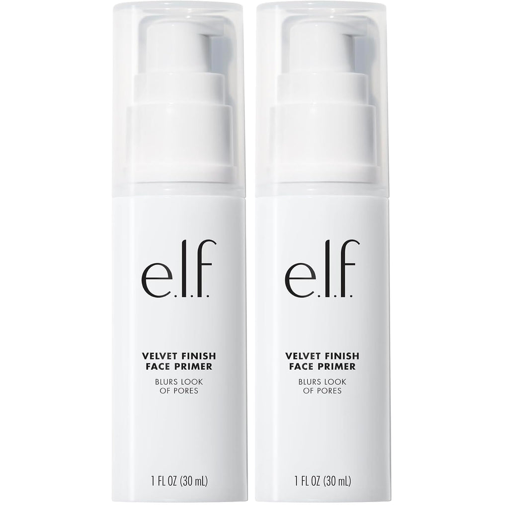 E.L.F. Mineral Infused Face Primer, Primer For A Smooth Foundation Base, Fills In Fine Lines & Refines Complexion, Vegan & Cruelty-Free, Large (Pack Of 2)