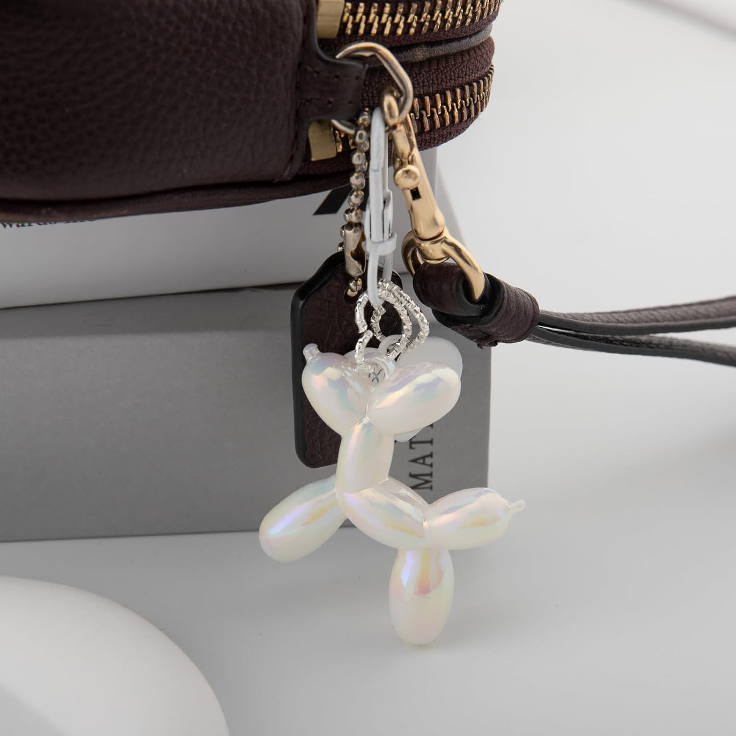 Jelly Balloon Dog Keychains for Women-Girl Key Chain for Handbag Purse Car keys Accessories for Car Keys,2inch