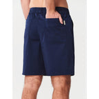 Allzero Men'S Casual Shorts 9" Classic-Fit Golf Shorts For Men Cotton Elastic Waist Multi Pockets