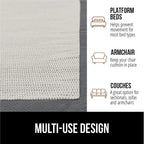 Gorilla Grip Non Slip Mattress Gripper, 36X78 Twin Xl, Prevents Mattresses From Sliding And Holds Topper In Place, Pads Grip Cushions And Helps Keep Toppers From Slipping, Easy Trim Pad