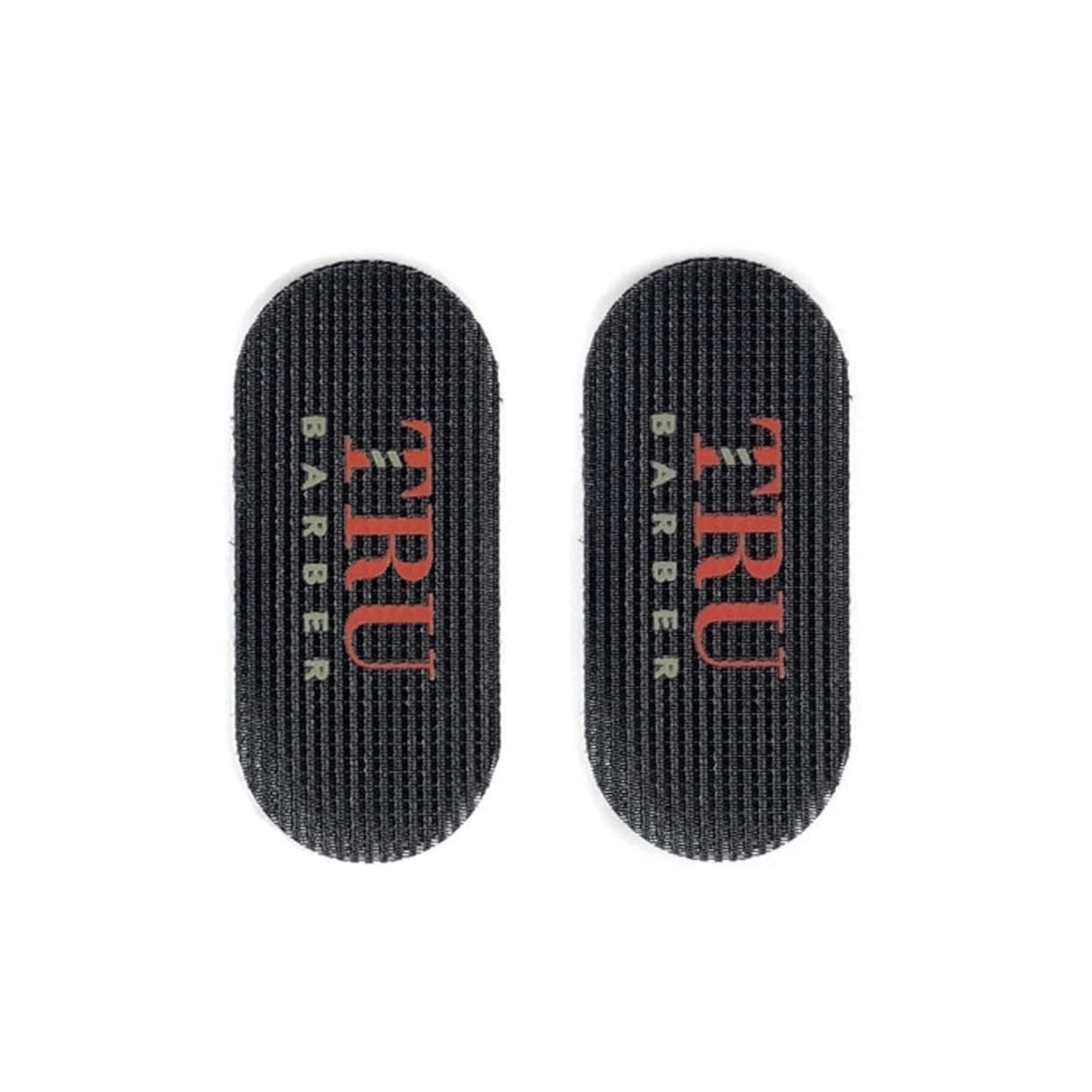 Tru Barber Hair Grippers ® 3 Colors Bundle Pack 6 Pcs For Men And Women - Salon And Barber, Hair Clips For Styling, Hair Holder Grips (Black/Red/Black)