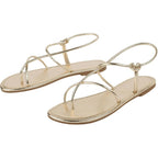 Gorglitter Women'S Summer Sandals 2026 Strappy Slingback Flats Dressy Cute Beach Vacation Slides