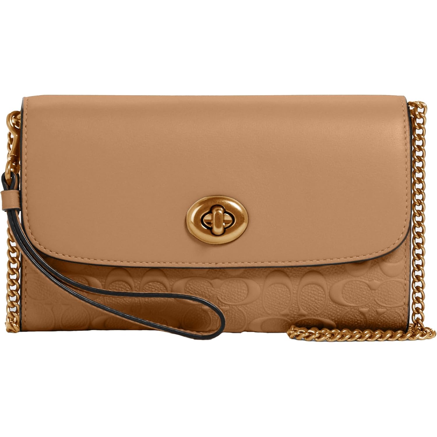 Coach Women'S Chain Crossbody In Signature Canvas
