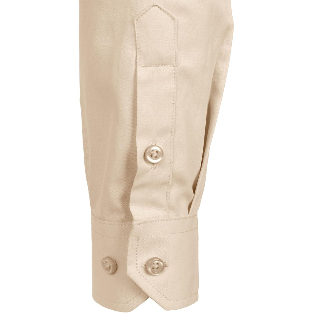Zeroyaa Men'S Long Sleeve Dress Shirt Solid Slim Fit Casual Business Formal Button Up Shirts With Pocket