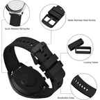 Bisonstrap Watch Strap 18Mm 19Mm 20Mm 21Mm 22Mm, Quick Release Silicone Watch Bands For Men Women