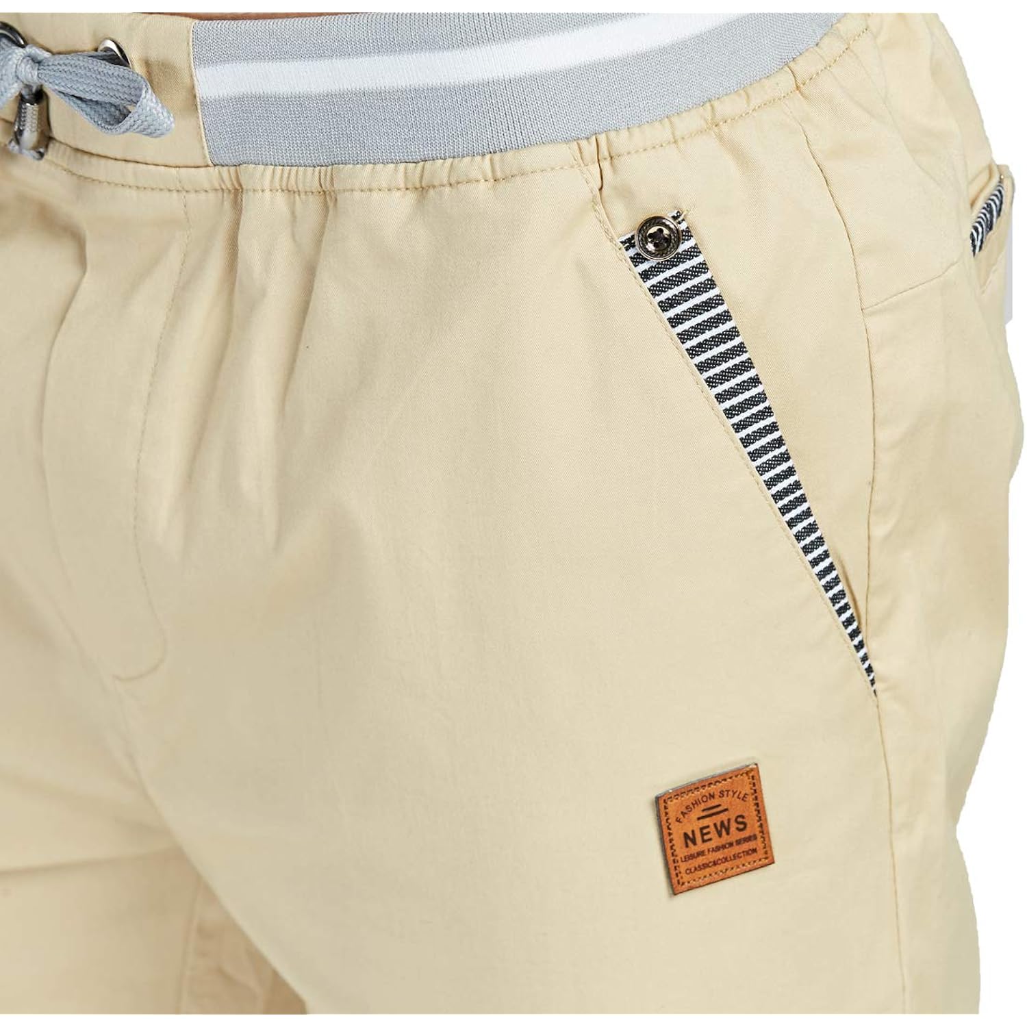 Tansozer Men'S Shorts Casual Classic Fit Drawstring Summer Beach Shorts With Elastic Waist And Pockets