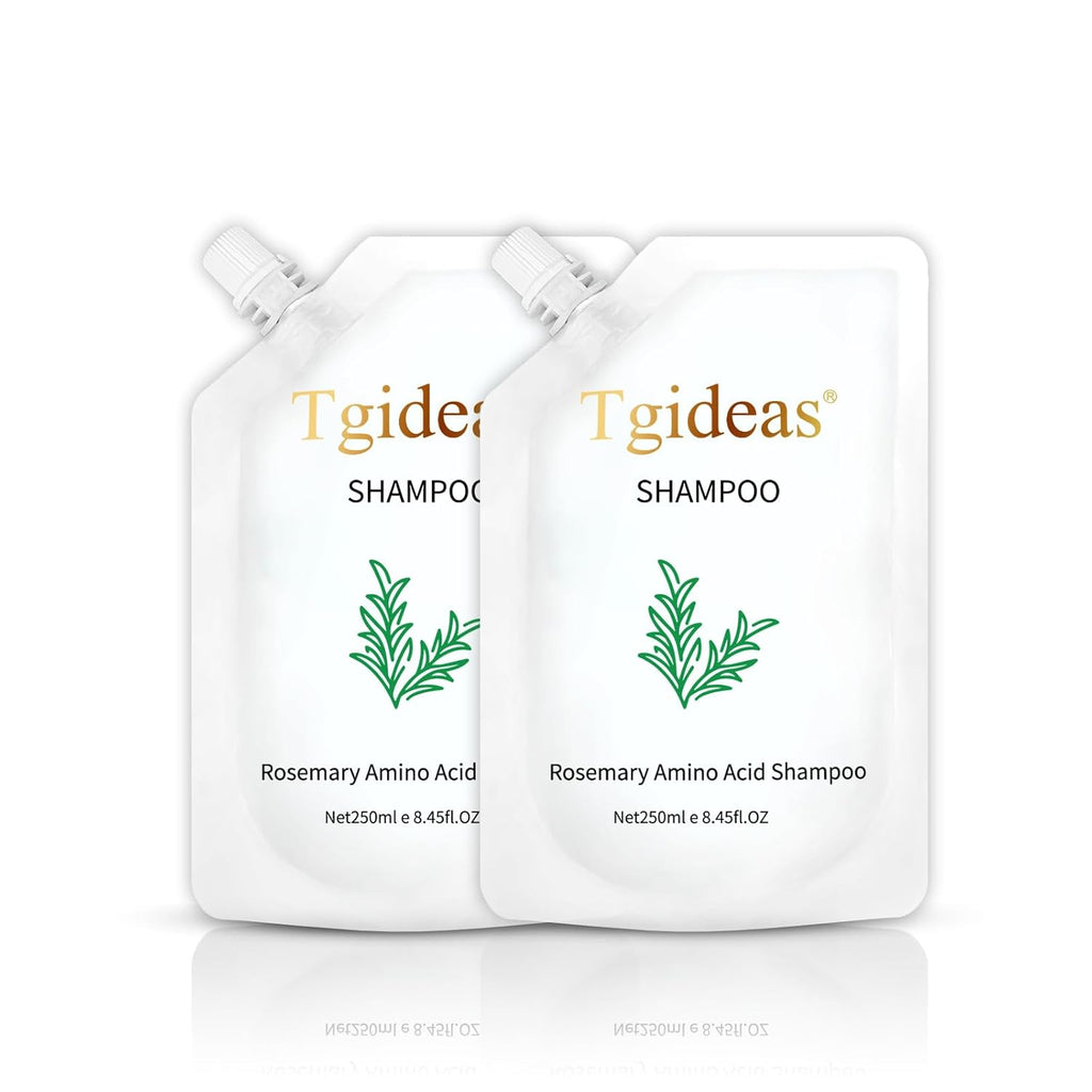 Tgideas Rosemary Amino Acid Shampoo, Hair Growth Shampoo for Thinning Hair Women and Men Hair Loss, Zinc PCA Thicken & Strengthen Scalp with Hydrolyzed Silk 8.45 fl.oz - 2 Packs