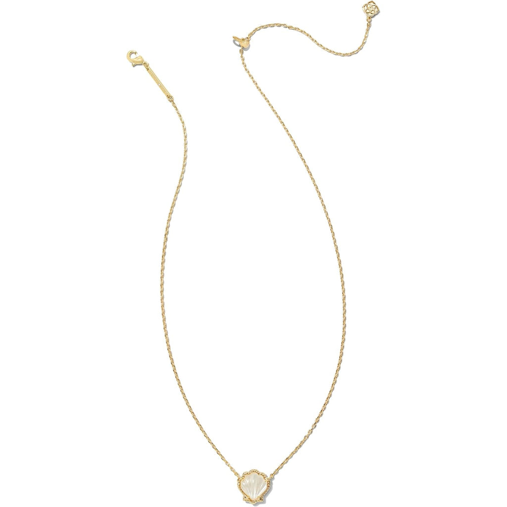 Kendra Scott Brynne Shell Short Pendant Necklace, Fashion Jewelry for Women