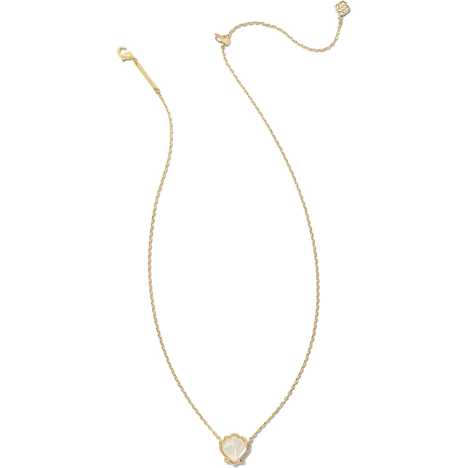 Kendra Scott Brynne Shell Short Pendant Necklace, Fashion Jewelry for Women