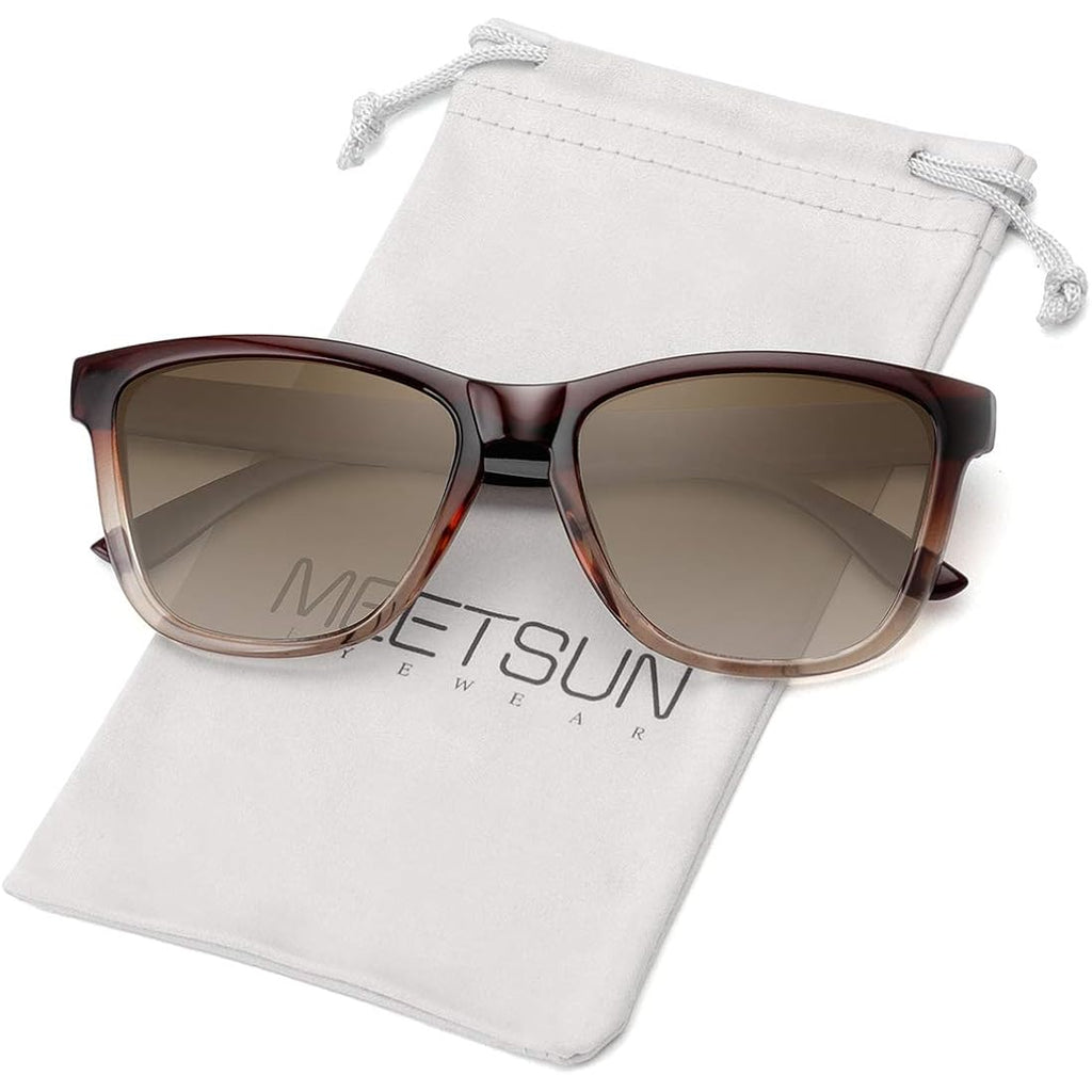 MEETSUN Polarized Sunglasses for Women Men Classic Retro Trendy Designer Style