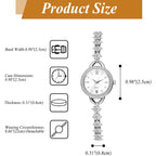 Avaner Women's Bracelet Wrist Watches: Ladies Elegant Slim Strap Rhinestones Analog Quartz Watch for Women