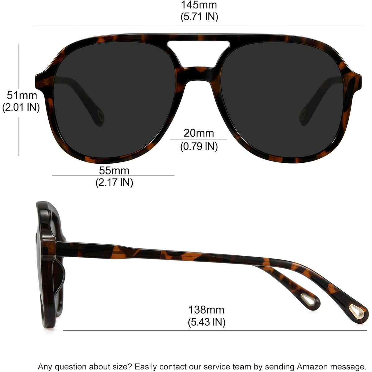 Meetsun Retro Oversized Aviator Sunglasses For Women Men Trendy 70S 80S Vintage Square Aviators 3 Pack Uv400