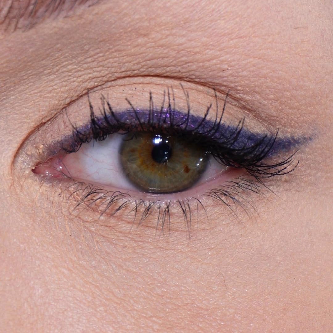 Sandstone Scandinavia Hypoallergenic Waterproof Eyeliner Pencil (Purple) | Metallic, Smudge-Proof Eye Liner For Sensitive Eyes