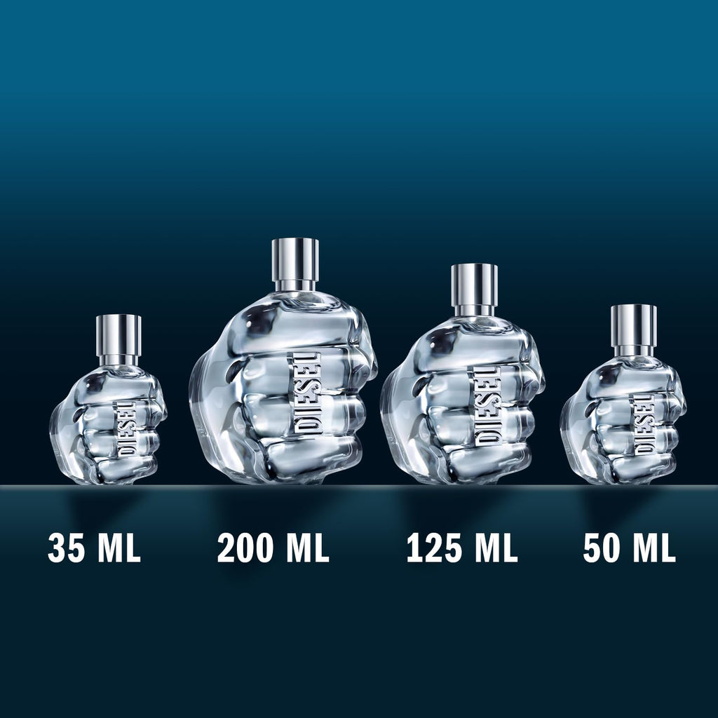 Diesel Only The Brave, Eau De Toilette & Fragrance Gift Set For Men, Fougere Scent With Notes Of Lemon, Rosemary & Ambery Wood