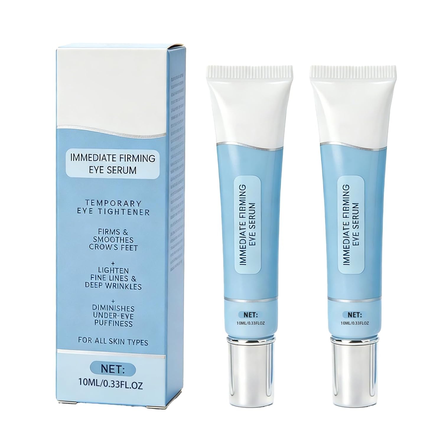 2Pcs Instant Firming Eye Serum,Visibly Reduces Under-Eye Bags, Wrinkles, Dark Circles, Fine Lines & Crow'S Feet Instantly,Anti-Aging Formula For Under Bags And Wrinkles