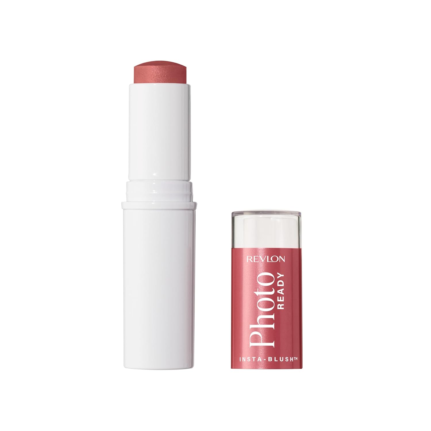Revlon PhotoReady Insta-Blush Stick for Cheeks, Face Makeup with Cream to Powder Formula, High Impact Color, Moisturizing, Berry Kiss 320, 1.15 Oz