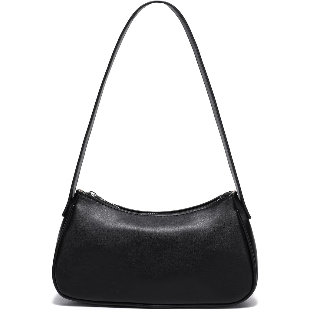 Small Shoulder Bag For Women Cute Mini Purse Trendy Vegan Leather Y2K Crescent Handbag