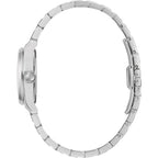 Bulova Ladies Classic Mini Wilton 3-Hand Quartz Silver Stainless Steel Watch, Day Date, 29Mm