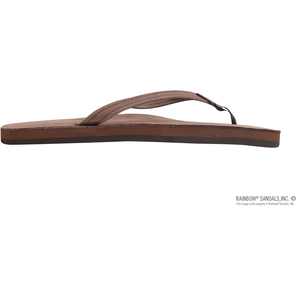 Rainbow Sandals Women'S Single Layer Leather Sandal Narrow Strap