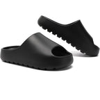 Jaeynow Cloud Slides For Women,Unisex Eva Soft Recovery Slides,Thick Sole Open Toe Mens Pillow Slides Shower Shoes Outdoor&Indoor House Slippers
