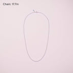 Pandora Cable Chain Necklace - Classic Chain Necklace with Lobster Clasp - Gift for Her - Sterling Silver Adjustable Necklace - With Gift Box