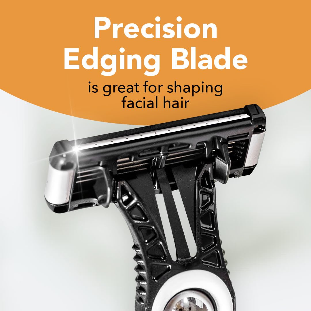 BIC Flex 5 Men's Disposable 5-Blade Razors, Pivoting Head and Precision Edging Blade, 4-Pack