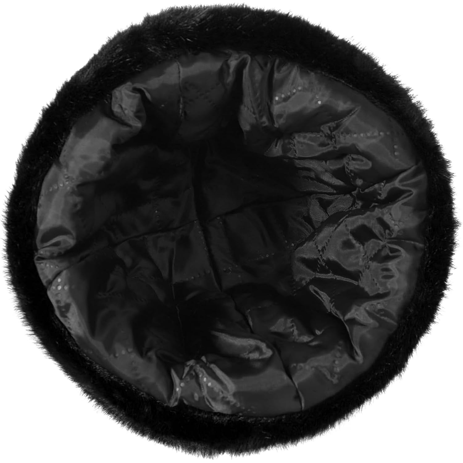 Men Winter Trapper Hat Faux Mink Fur Trooper Hat Russian Ushanka Cossack Hunting Dad Hat Outdoor Ski Snow Cap