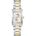 Bulova Ladies' Classic Diamond Two-Tone Stainless Steel 3-Hand Quartz Watch, Rectangle