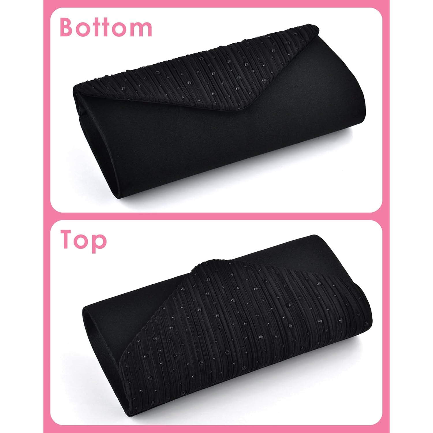 Evening Clutch Purses For Women Handbags For Formal Wedding Party Cocktail Prom Crossbody Shoulder Envelope Bag | For Formal Wedding