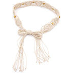 Suyi Boho Braid Belt for Women Bohemian Woven Waist Belts for Dress