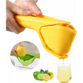 Lemon Squeezer, Effective At Squeezing Out Juice, Citrus Juicer | Easy-To-Use, Very Sturdy Lemon Juicer, Fold-Flat Easy-To-Place, Easy-To-Clean Citrus Squeezer To Squeeze Lemon, Lime, Orange