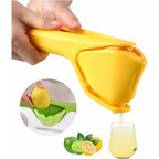 Lemon Squeezer, Effective At Squeezing Out Juice, Citrus Juicer | Easy-To-Use, Very Sturdy Lemon Juicer, Fold-Flat Easy-To-Place, Easy-To-Clean Citrus Squeezer To Squeeze Lemon, Lime, Orange
