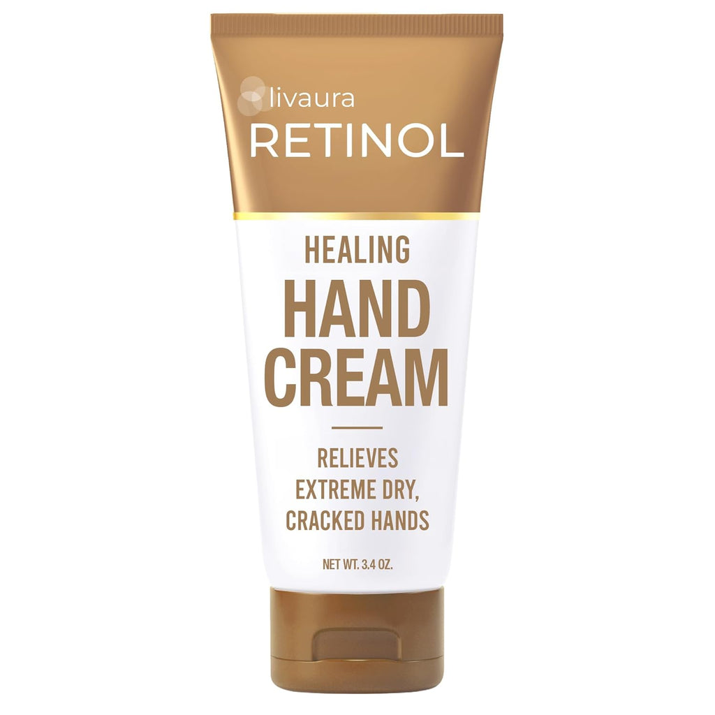 LIVAURA Hand Cream for Dry Cracked Hands – Intensive Deep Moisturizing Hand Lotion, Deep Hydration & Repair, Fast Absorbing Non-Greasy, Restores Skin Barrier, Soft Smooth Healthy Hands