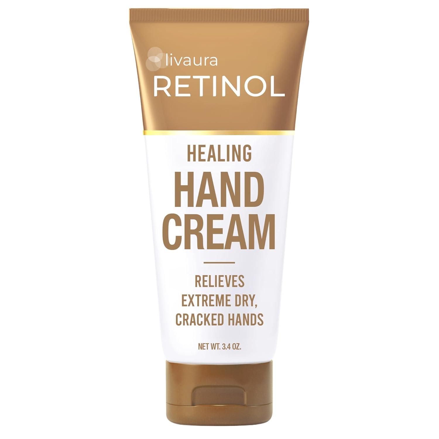 LIVAURA Hand Cream for Dry Cracked Hands – Intensive Deep Moisturizing Hand Lotion, Deep Hydration & Repair, Fast Absorbing Non-Greasy, Restores Skin Barrier, Soft Smooth Healthy Hands