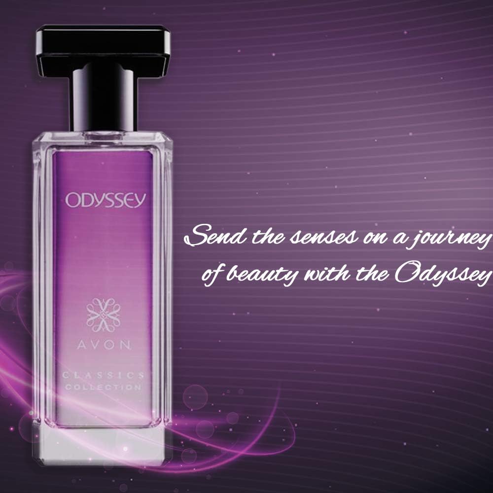AVON Odyssey Cologne for Women — Soft Floral Perfumes for Women with Tuberose, Ylang-Ylang & Oakmoss — Long Lasting Women's Fragrances from Classics Collection, 1.7 fl oz