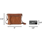 The Sak Womens Sanibel Leather Mini Crossbody Bag