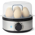 Amazon Basics Electric Egg Cooker for Hard-Boiled Eggs with Auto Shutoff, Dishwasher-Safe Parts, 7-Egg Capacity, BPA Free, Black