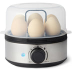Amazon Basics Electric Egg Cooker for Hard-Boiled Eggs with Auto Shutoff, Dishwasher-Safe Parts, 7-Egg Capacity, BPA Free, Black