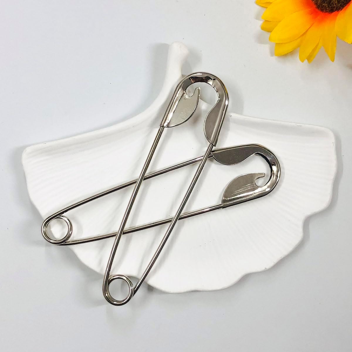 Metal Hair Pins, Funny Pin Shape Design Hair Stick Pin, French Style Hair Stick Clips, Silver, 2-Pack, For Vintage Hairstyle Accessories