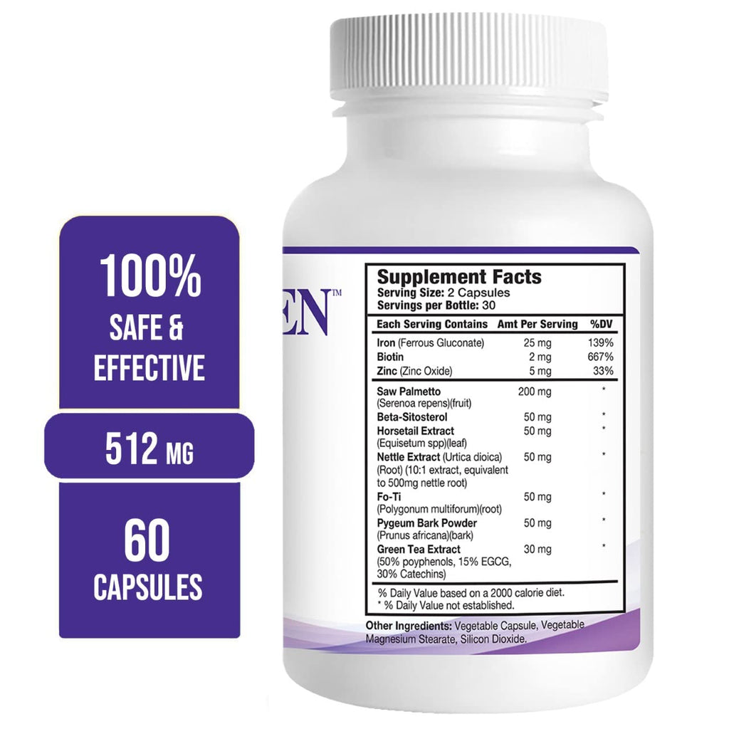 Propidren Dht Blocker & Hair Growth Pills To Stop Hair Loss And Regrow Hair | Prevents Hair Loss