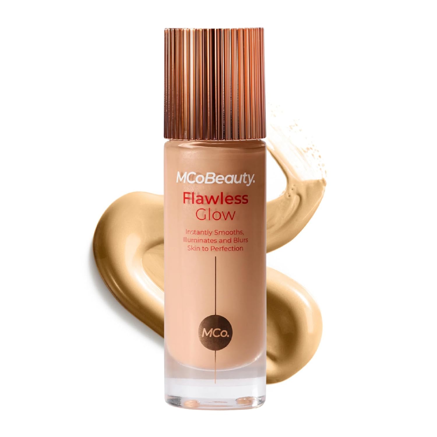 Mcobeauty Flawless Glow Luminous Skin Filter - 3.5 Light Medium - Primer | 4-In-1 Primer, Highlighter & Foundation Booster, Illuminating Tint Face Makeup With Squalane Vitamin E, Vegan & Cruelty Free