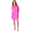Finley Miller Dress, Women'S Shirt Dress With Collared Neck, Button Closure, Puff Sleeves, Polyester Blend