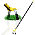 Donsail Hoe Garden Tool -Scuffle Garden Hoes For Weeding Gardening Long Handle Heavy Duty - Adjustable Weeding Loop Stirrup Hoe 30-61 Inch Black